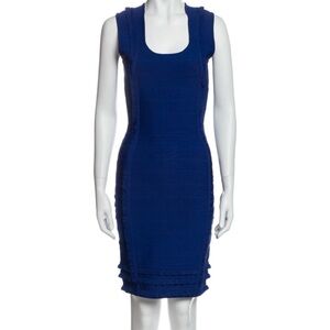 Elegant Blue Bodycon Dress